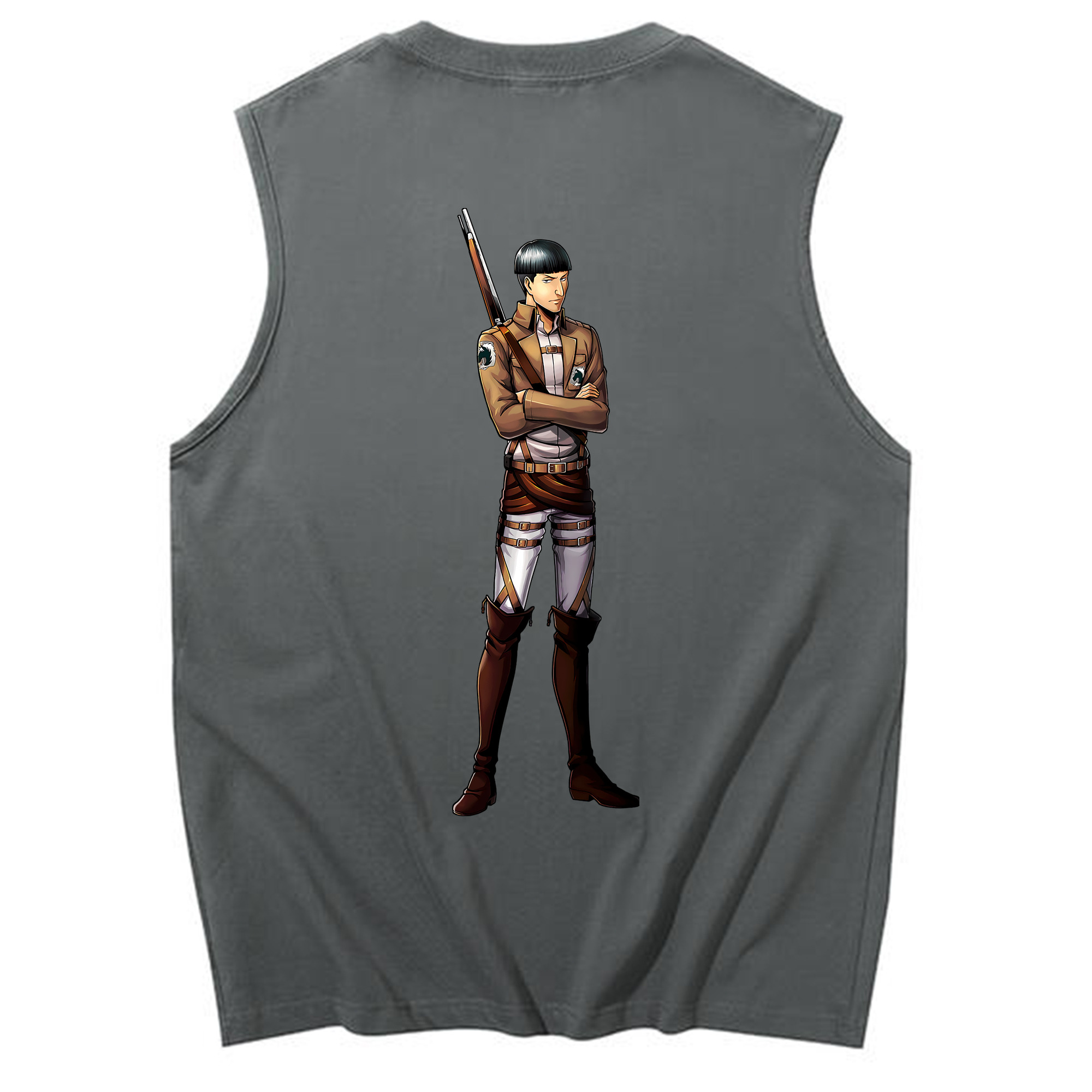 （画像用） 進撃の巨人 Attack on Titan コットン100％タンクトップ（背面プリント）